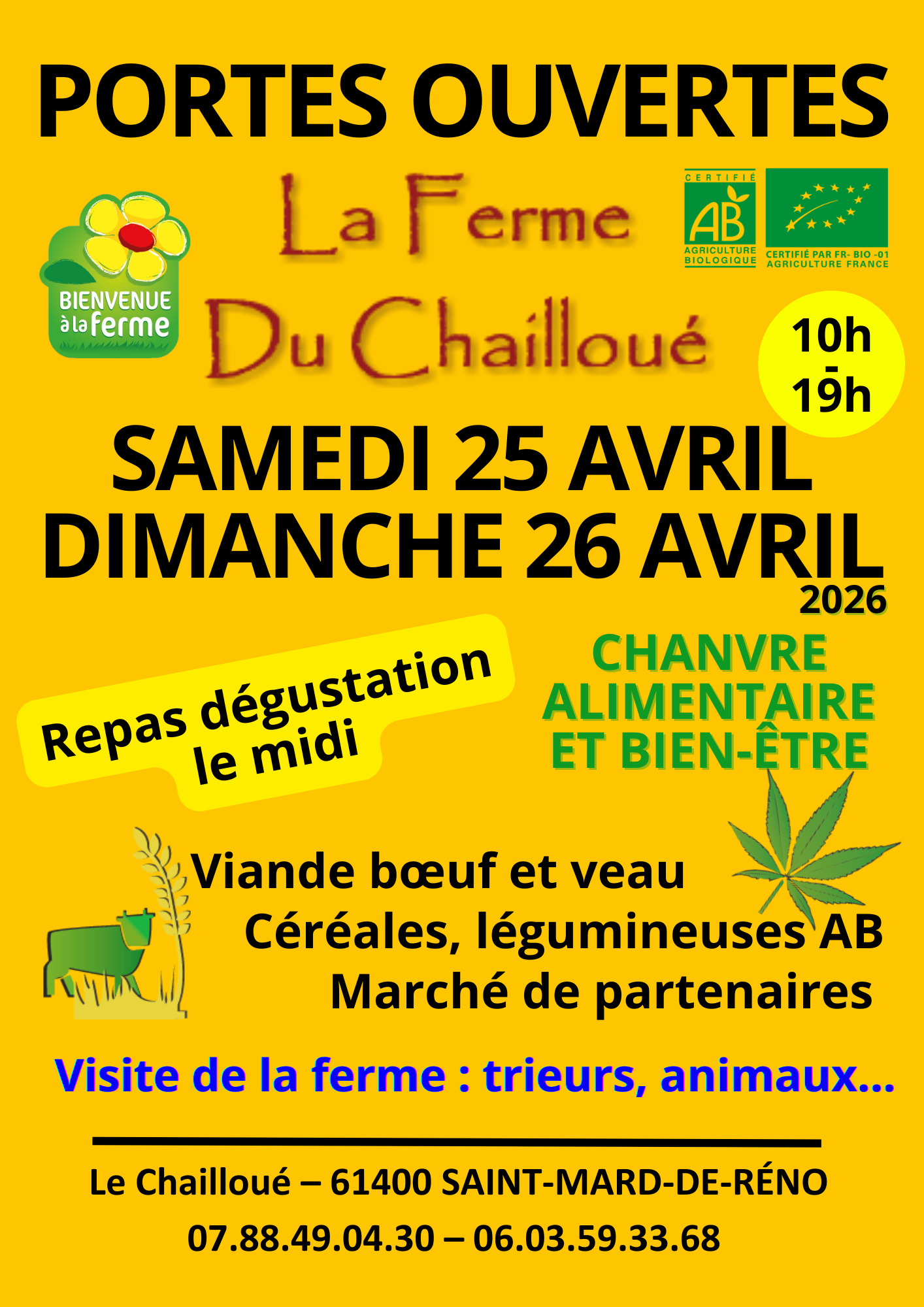 Portes ouvertes à la Ferme du Chailloué