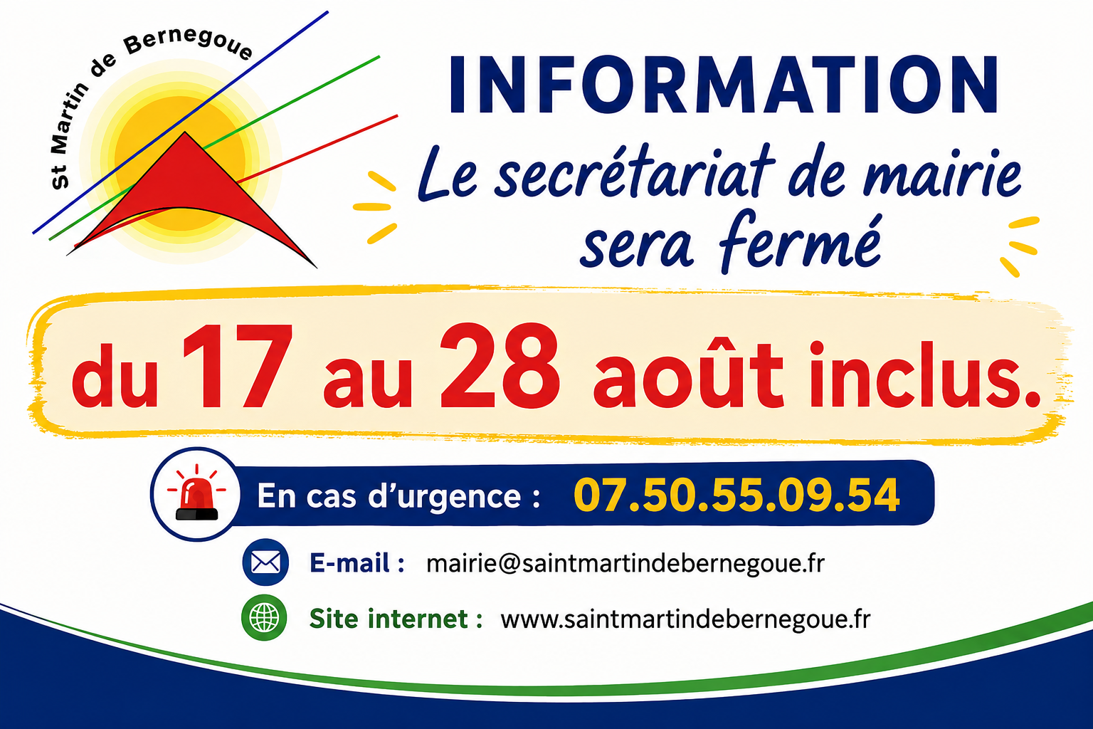 Fermeture du secrétariat de Mairie.png