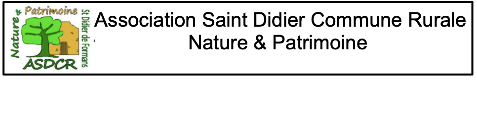 Association Saint-Didier Commune Rurale Nature et Patrimoine (ASDCR)