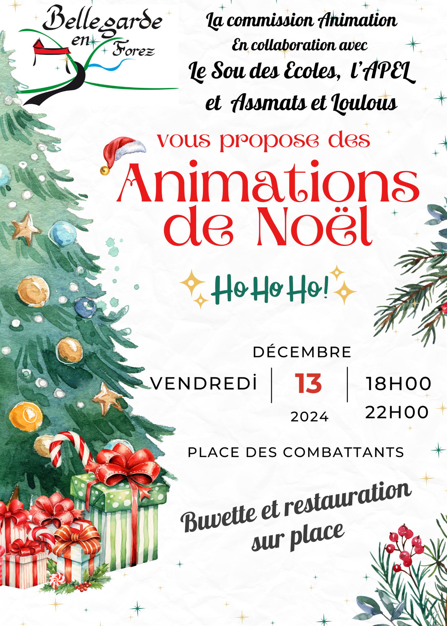 Animations 13 décembre