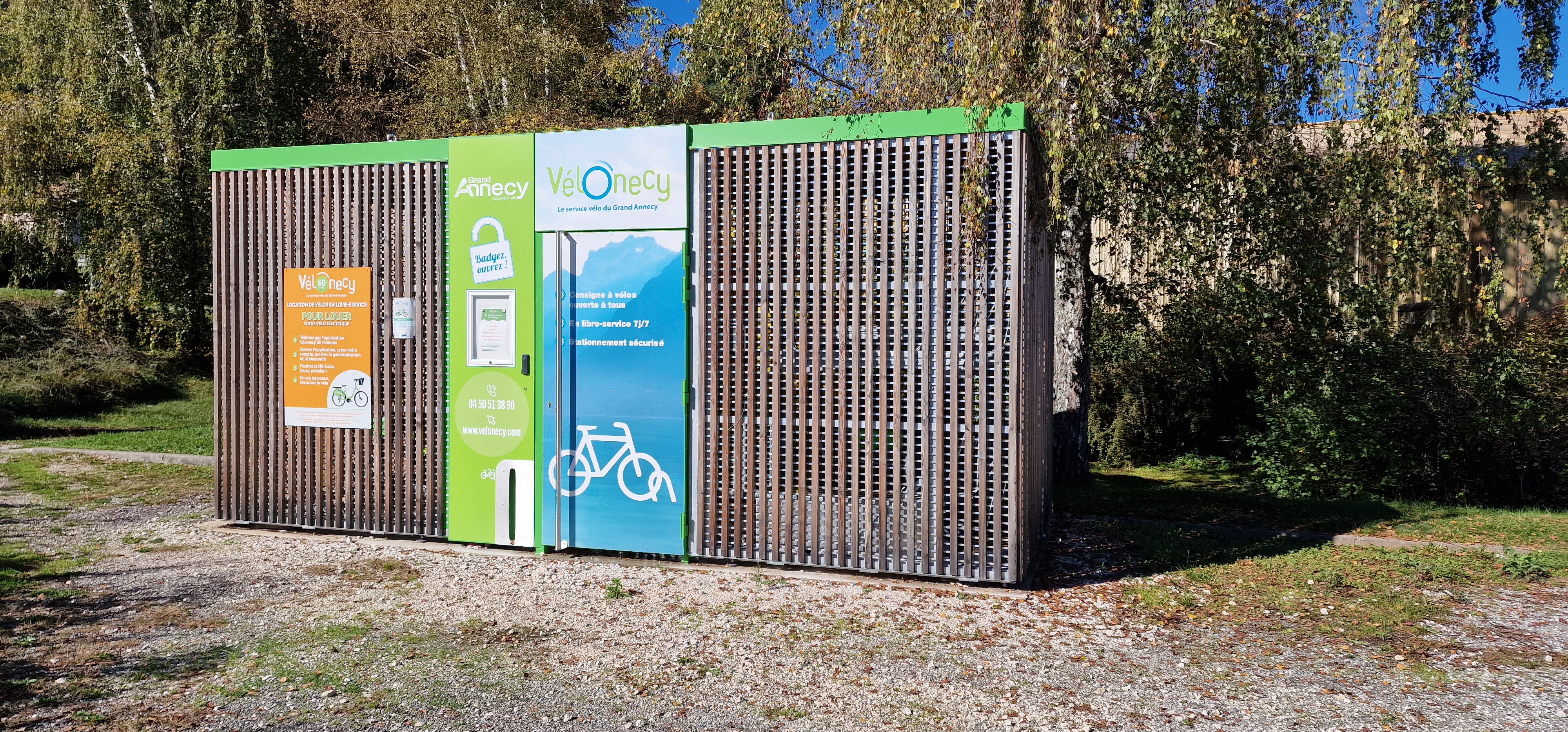 Vélonecy : Consigne vélo tennis couverts