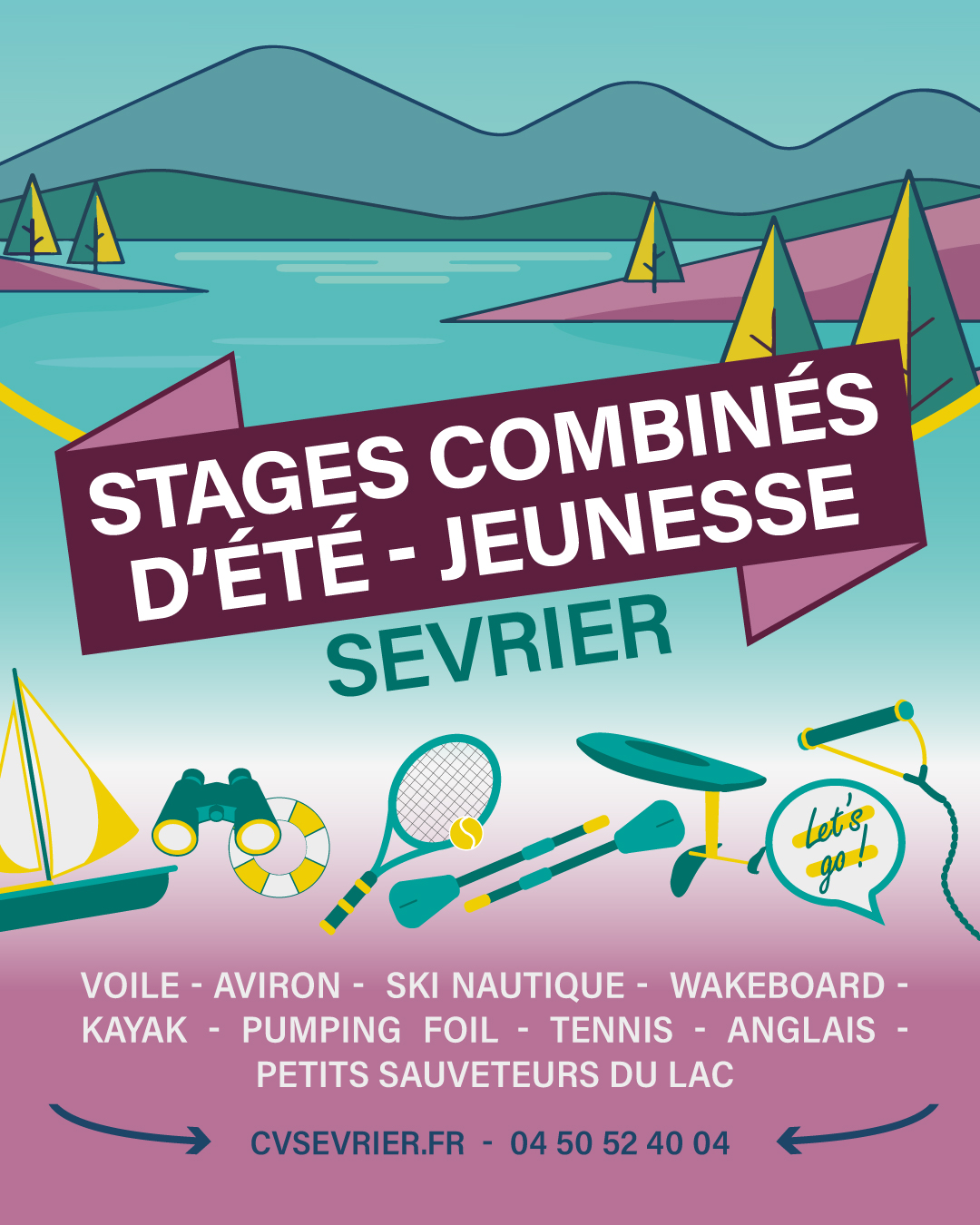 Stages combinés d'été jeunesse