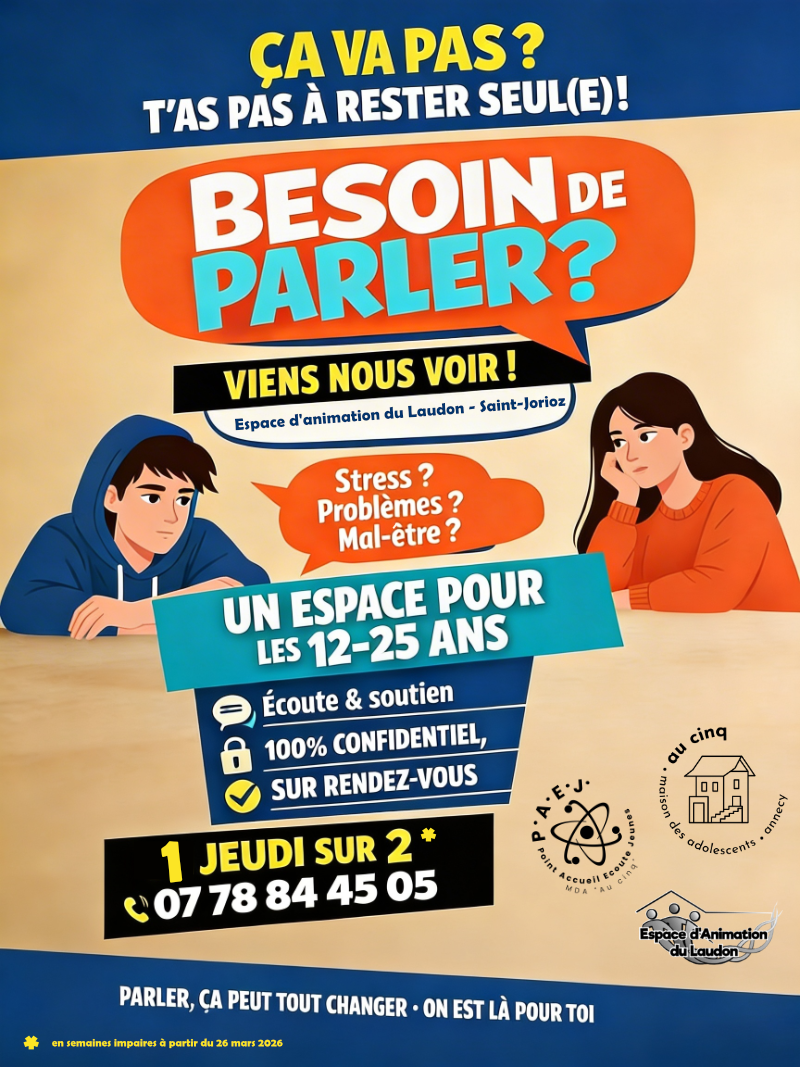 Le Point Accueil Écoute Jeunes (PAEJ) à l’Espace d’Animation du Laudon