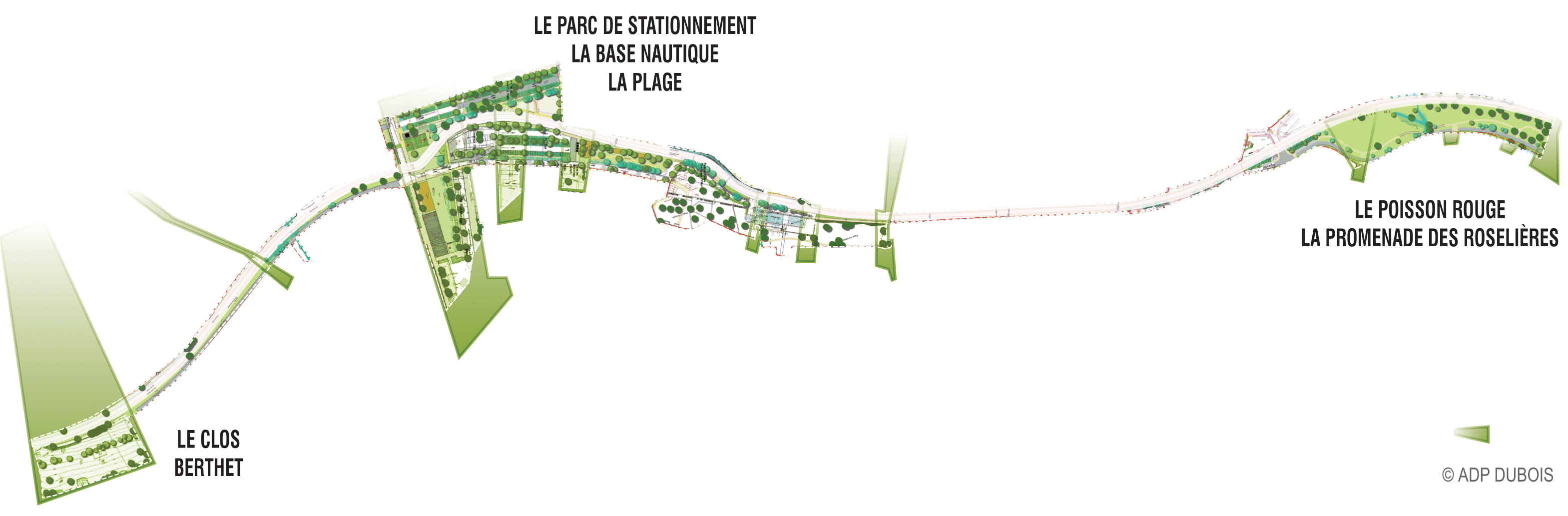 Requalification du littoral : schéma du projet
