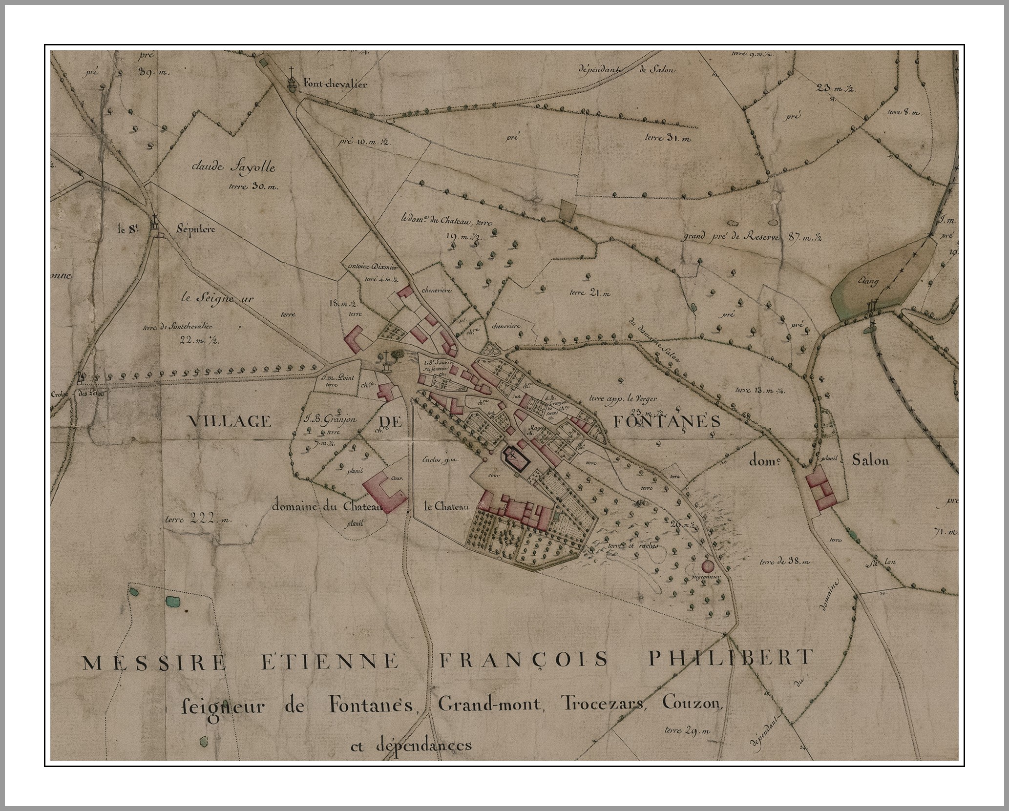 Plan géométral de 1775 - Fontanès-BorderMaker.jpg