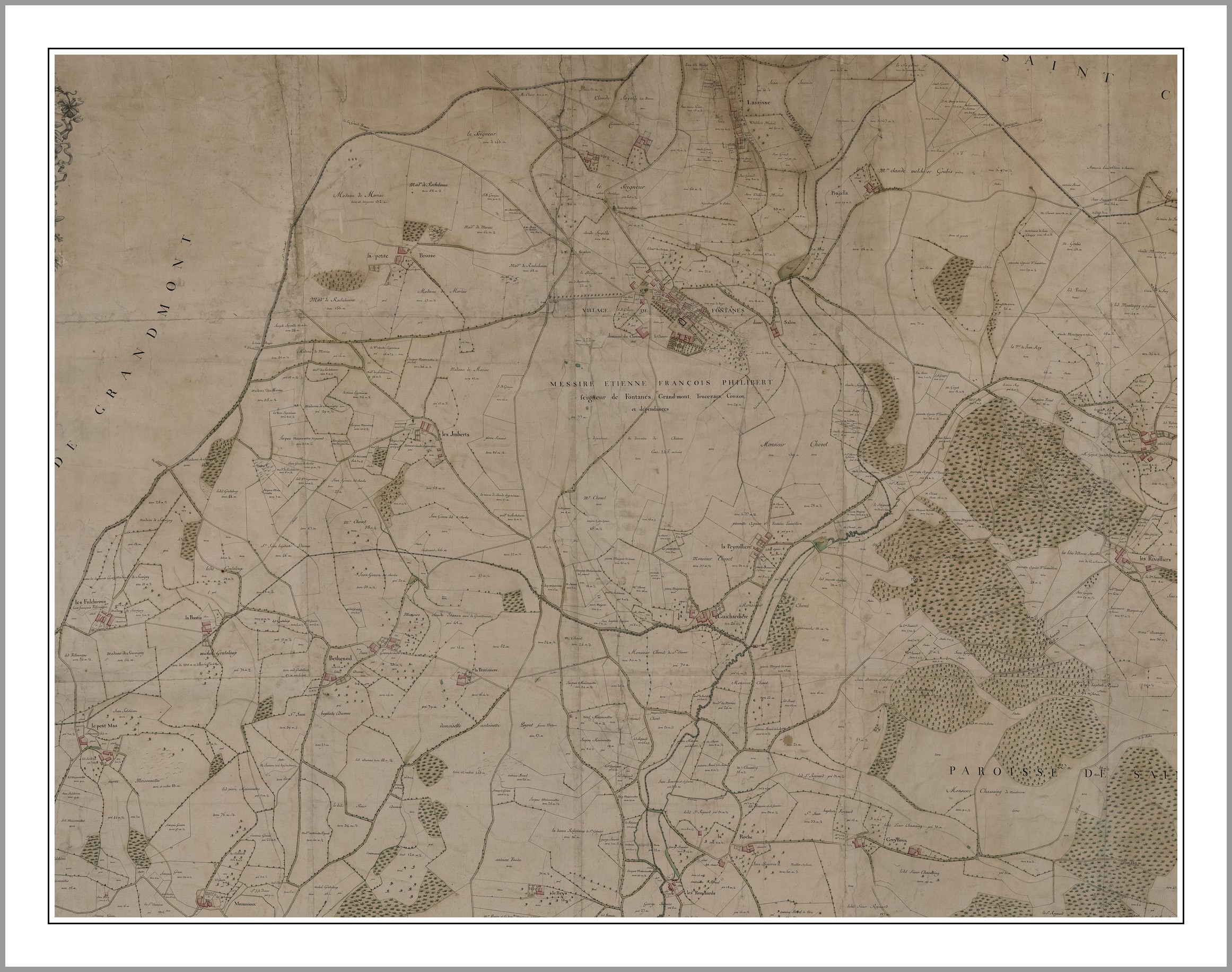 Plan géométral de 1775 - Fontanès et les Hameaux-nano-BorderMaker.jpg
