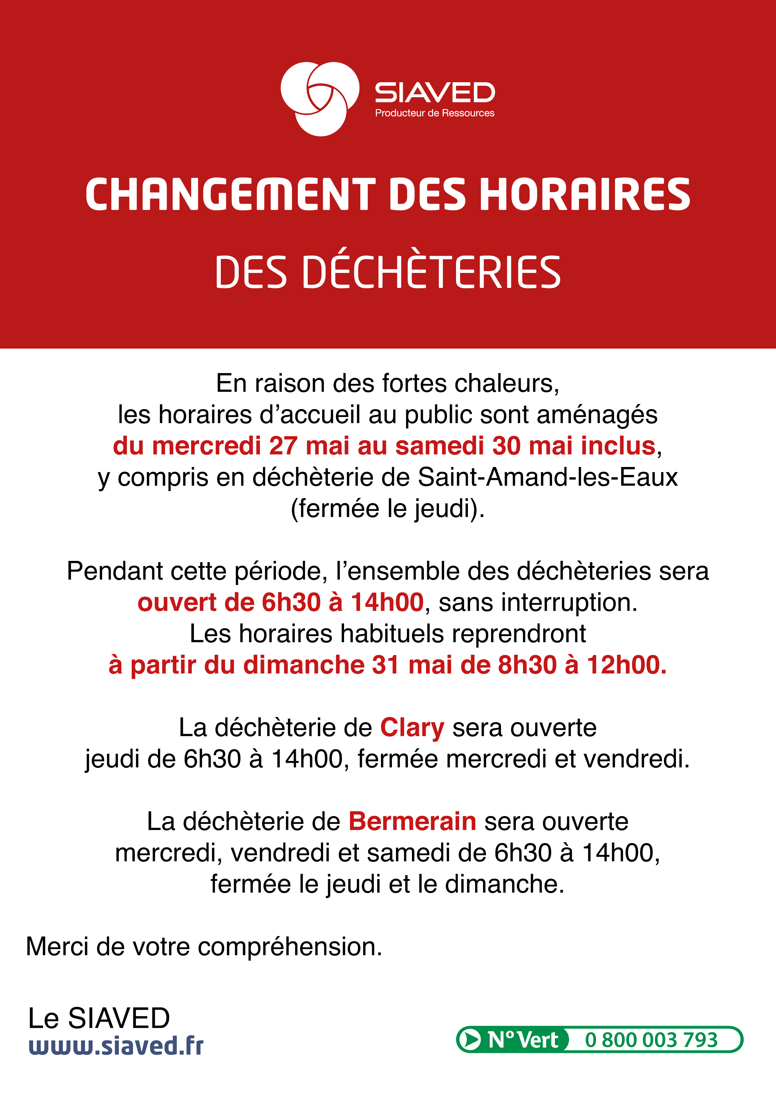 FERMETURE EXCEPTIONNELLE toutes les déchèteries - alerte chaleur - mai 2026.png