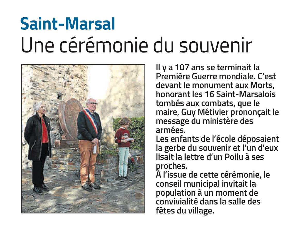 L'INDÉPENDANT du 15 novembre 2025.Cérémonie du 11 novembre.jpg