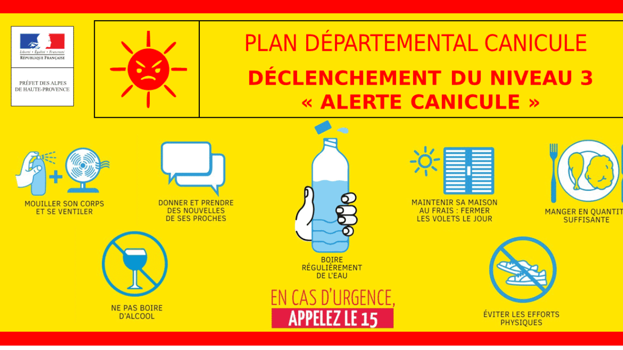 Plan canicule 2022 SaintCésairedeGauzignan