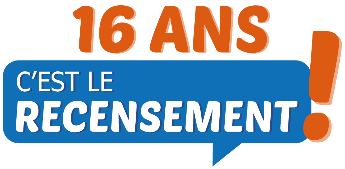 16 ans, pense au recensement !