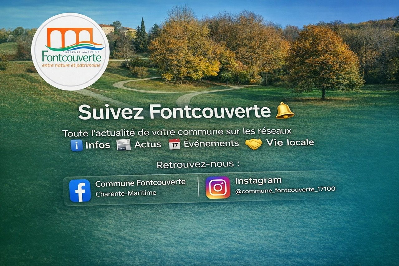 Fontcouverte est aussi sur les réseaux !