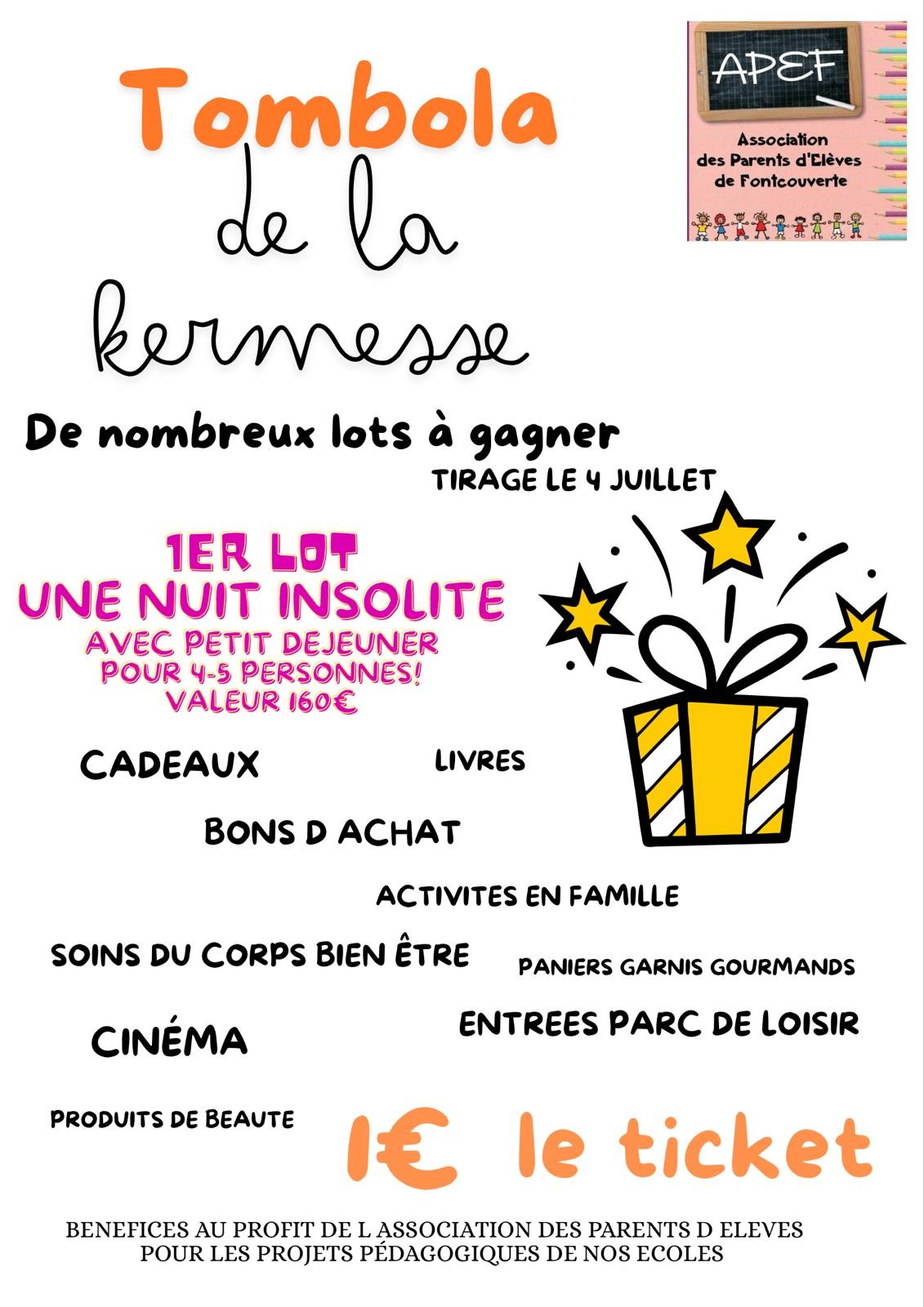 07/25 - Tombola école