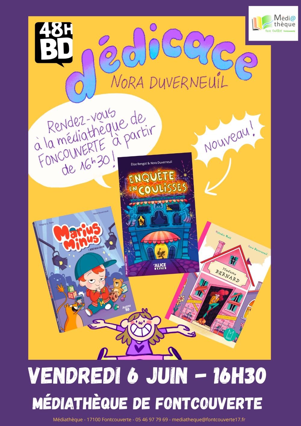06/25 - Dédicace Nora Duverneuil