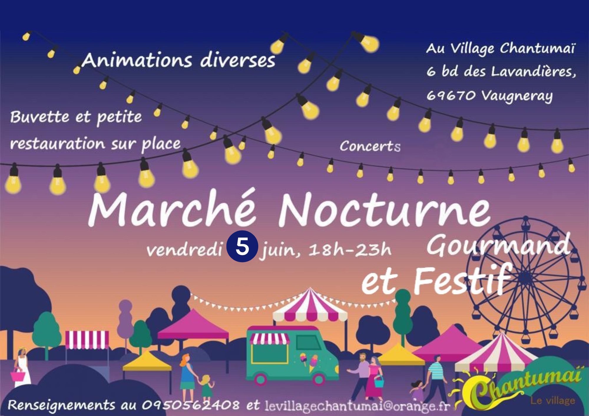 MARCHÉ NOCTURNE GOURMAND & FESTIF
