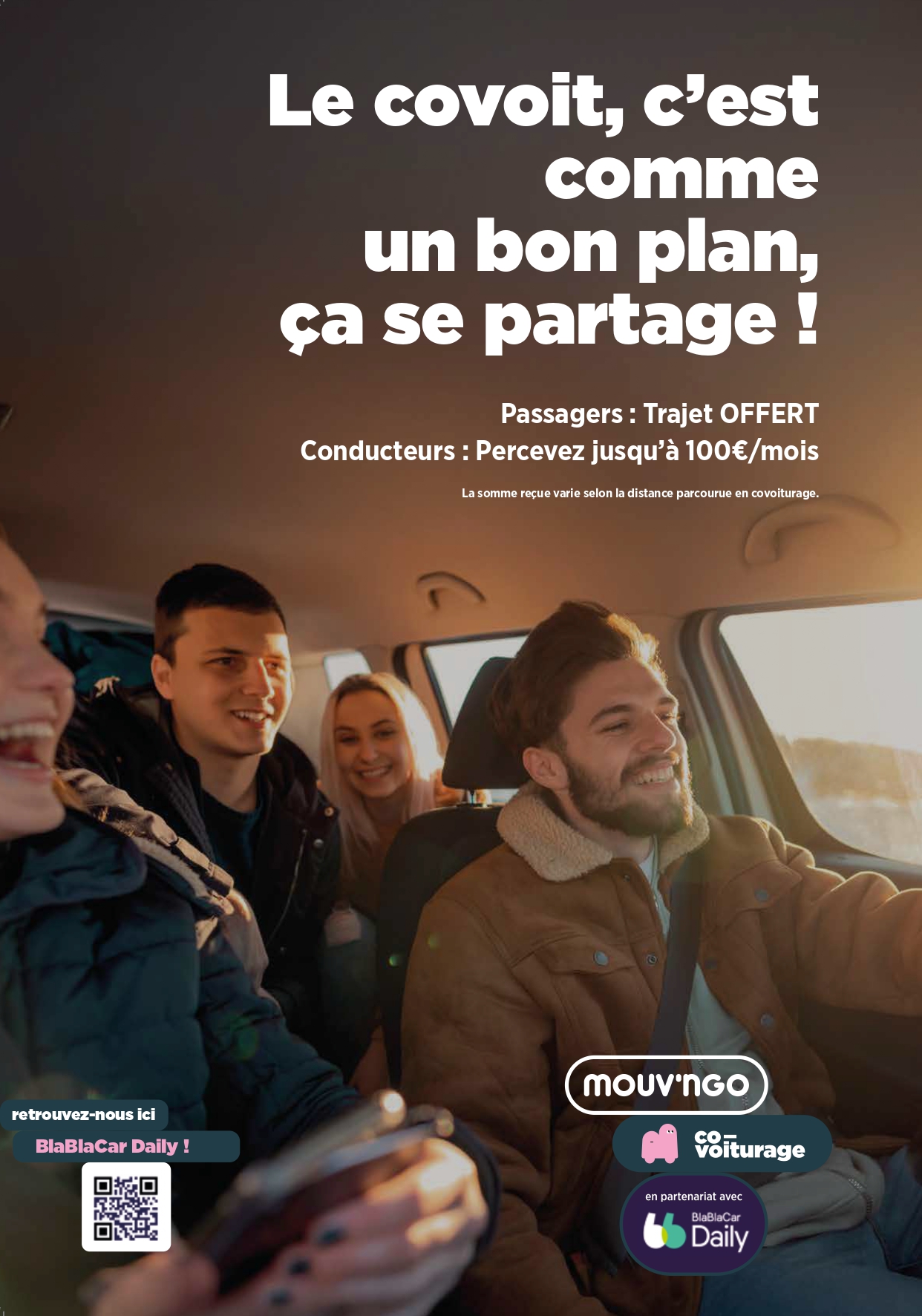 LE COVOITURAGE: PARI GAGNANT!