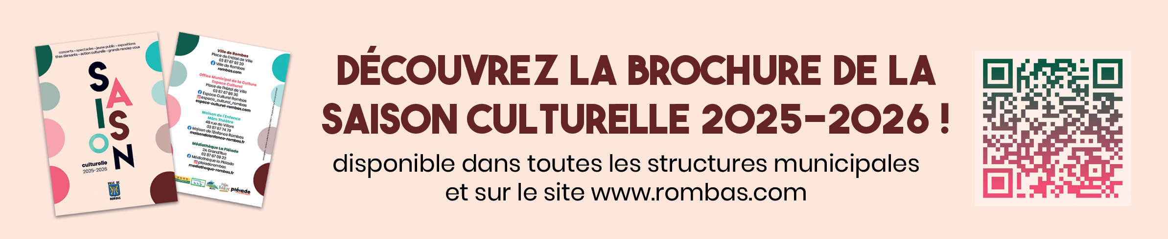 Programme de la saison culturelle 2025-26