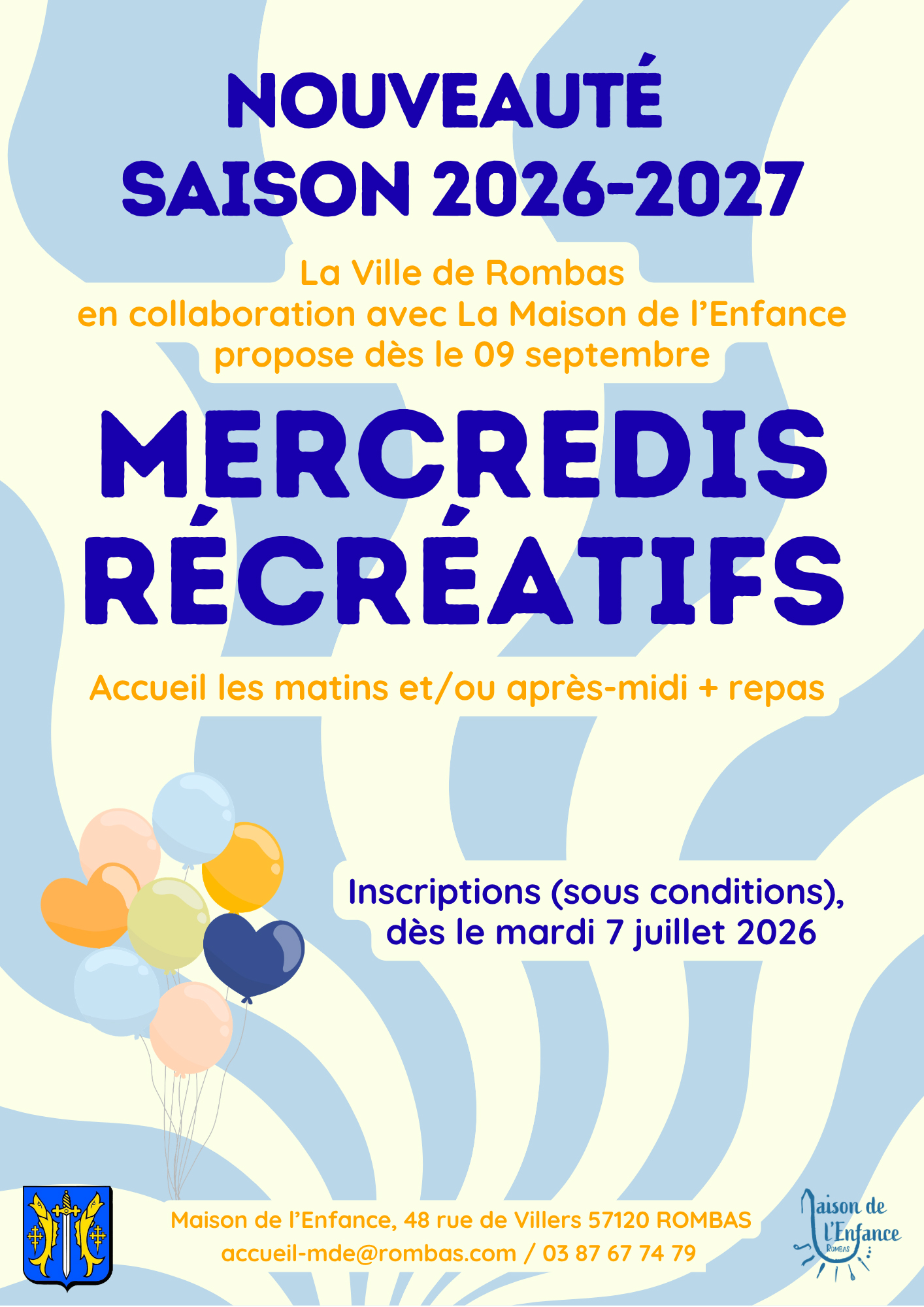 Affiche - Mercredis récréatifs - rentrée 2026.jpg