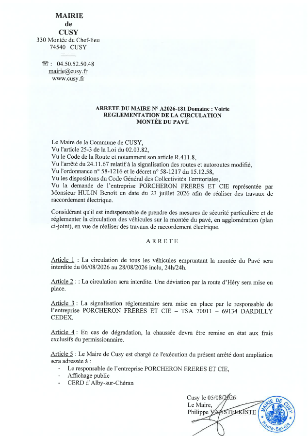 arrêté circulation montée du Pavé.png