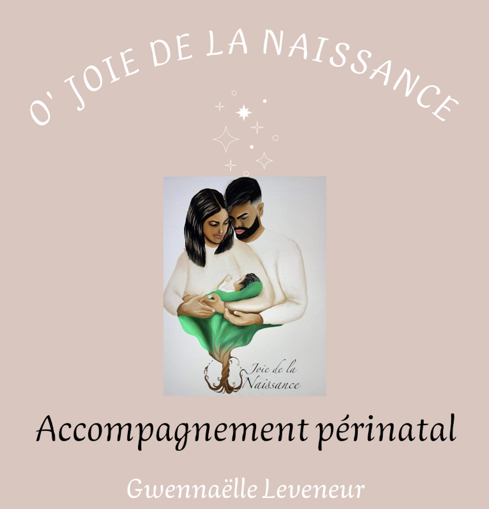 Santé O joie de la naissance Logo