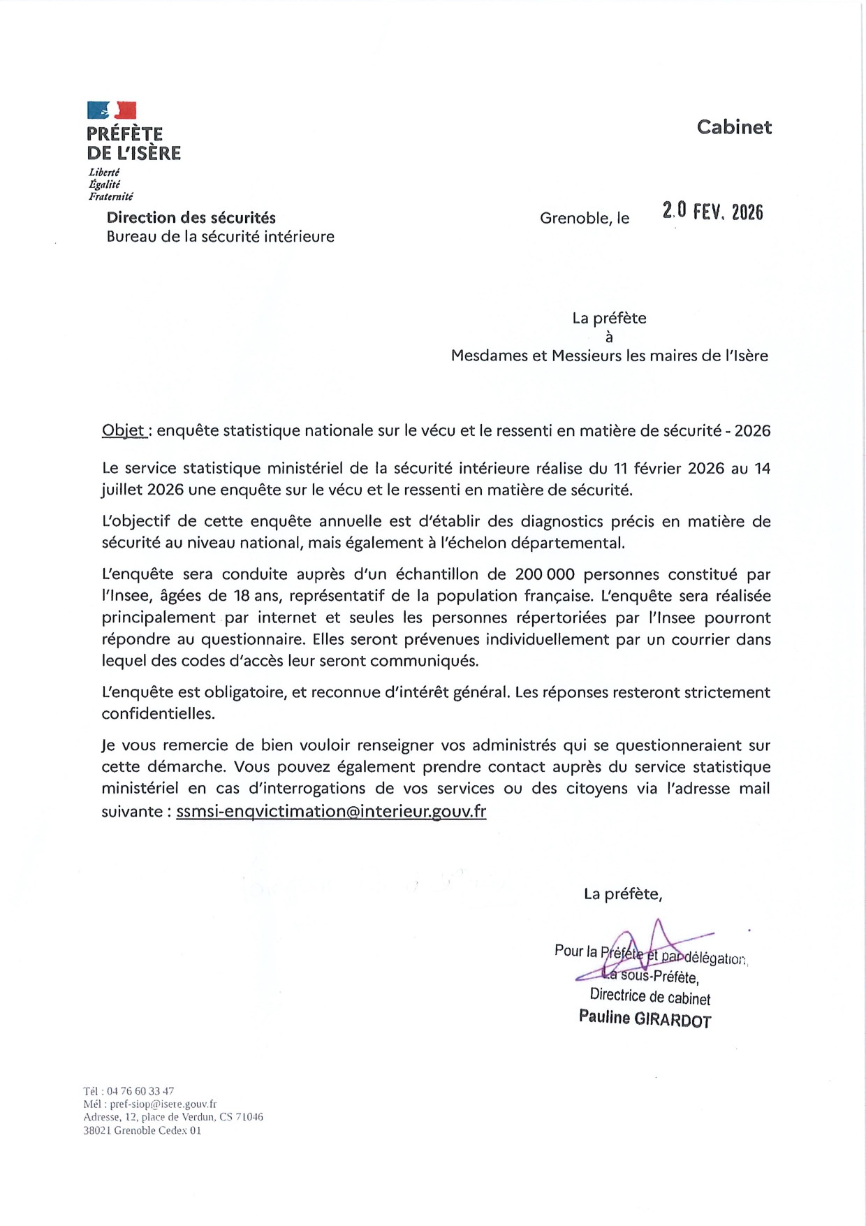 Préfète de l'Isère