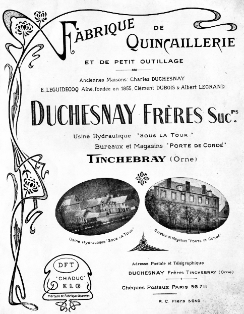Tinchebray quincaillerie Duchesnay.png