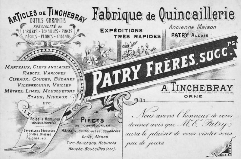 Tinchebray quincaillerie Patry.png