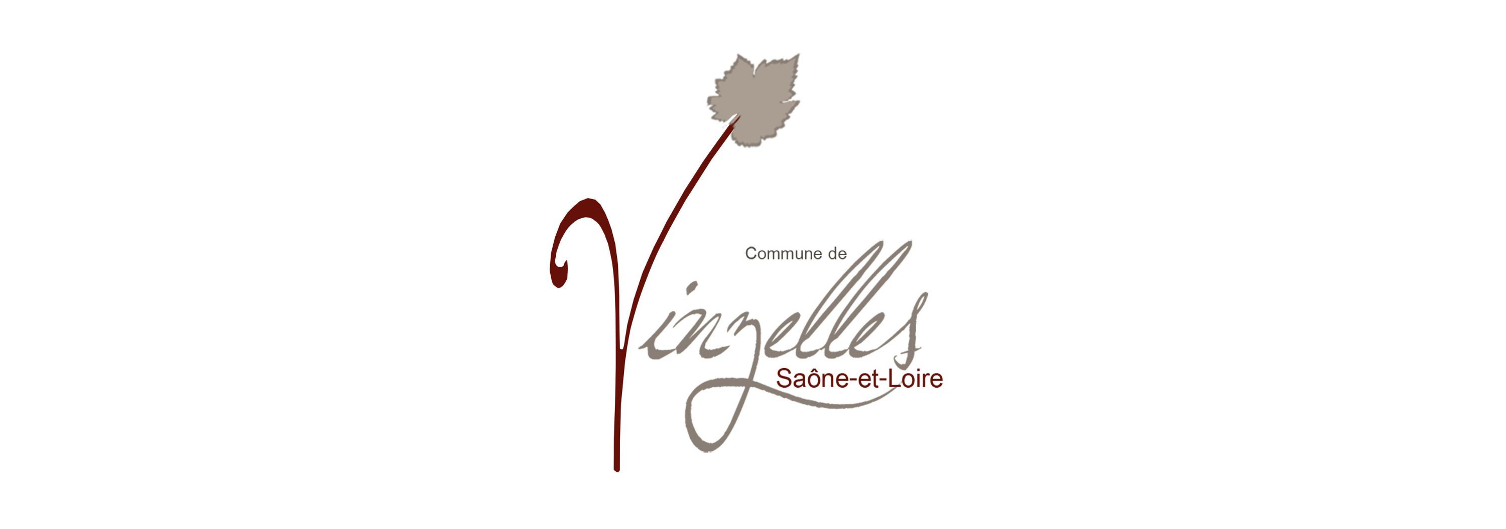 Bannière logo Vinzelles fond blanc
