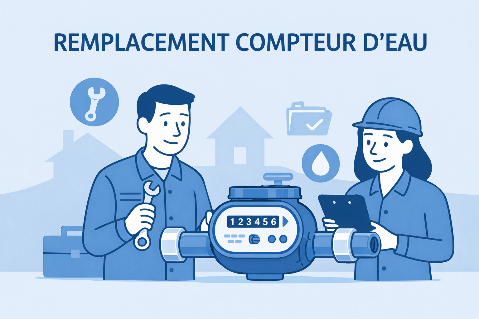 Renouvellement des compteurs d'eau