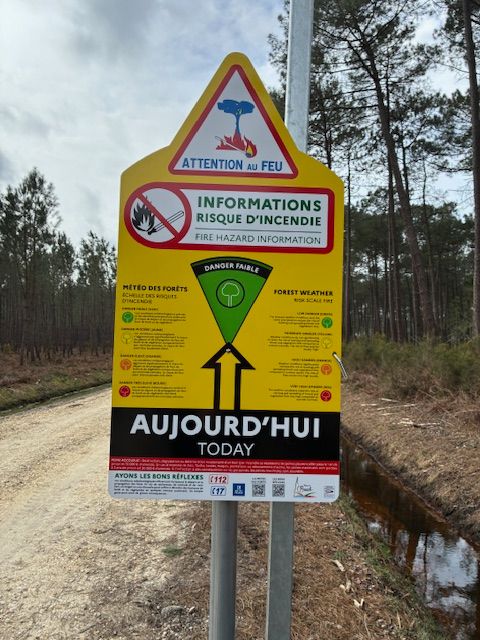 L'ITINERAIRE CYCLABLE BRACH-CARCANS est ouvert
