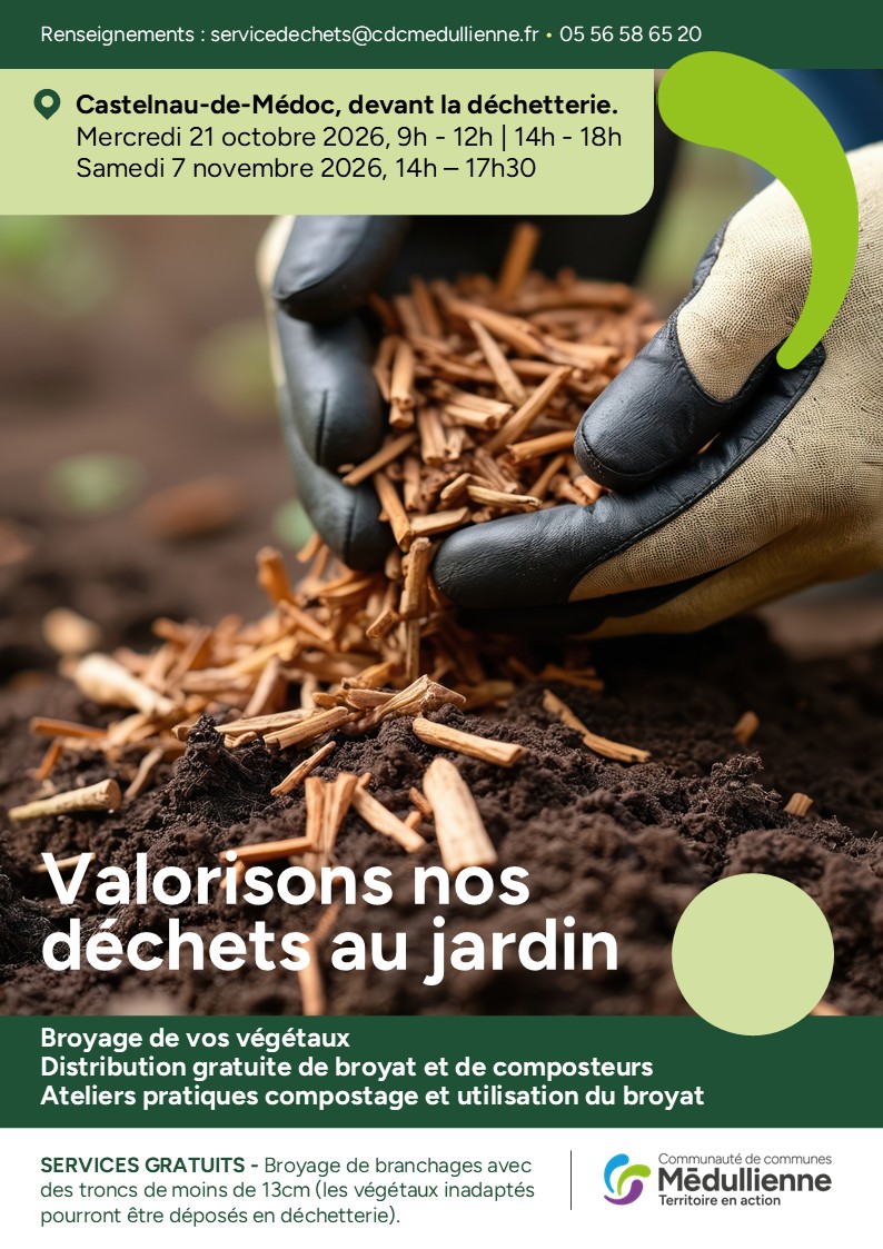 Visuel Action broyage et compostage à la déchetterie à Castelnau@cdcmedullienne.JPG