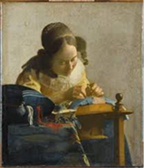 la dentellière de Vermeer_XVIIè siècle_Musée du Louvre.png
