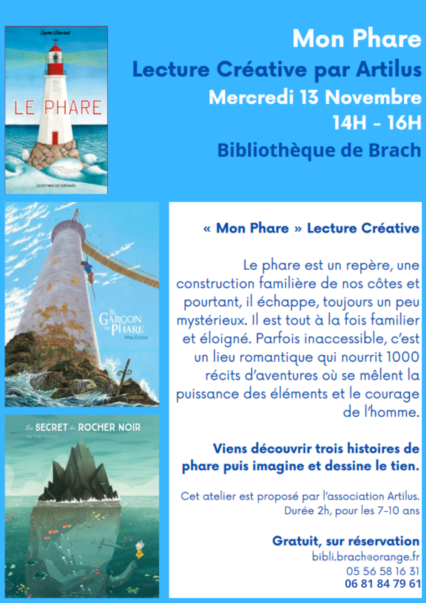 affiche lecture créative MON PHARE_13 nov 2024.PNG