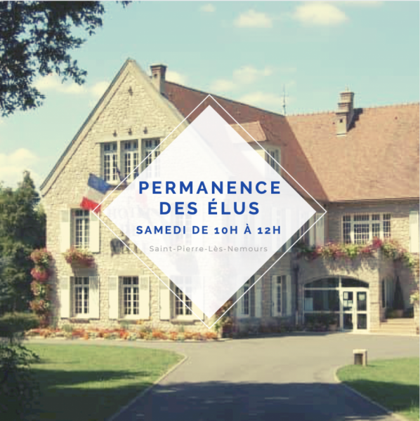 Permanence des élus SaintPierrelèsNemours