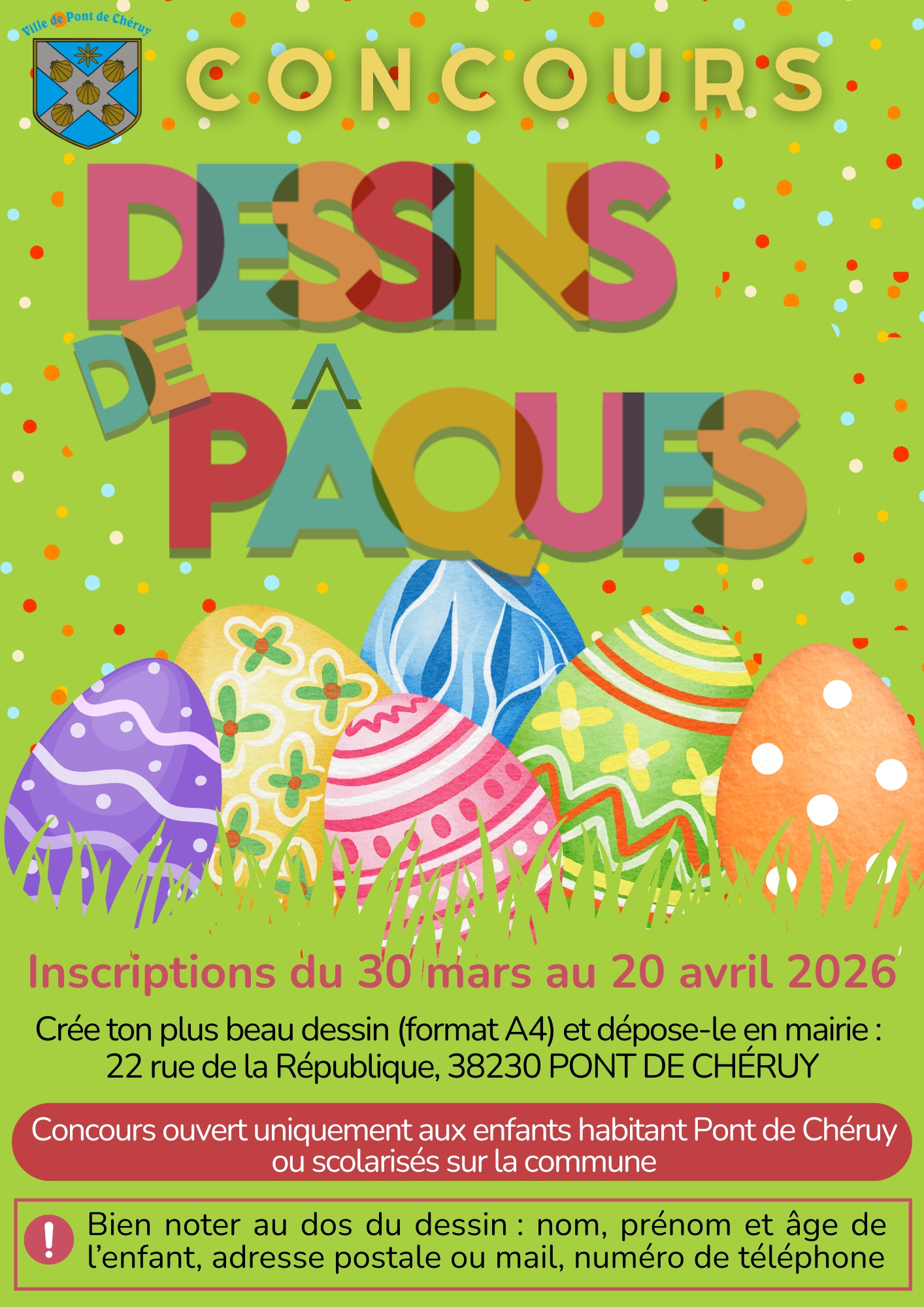 Affiche Concours dessins de Pâques - Avril 2026.jpg