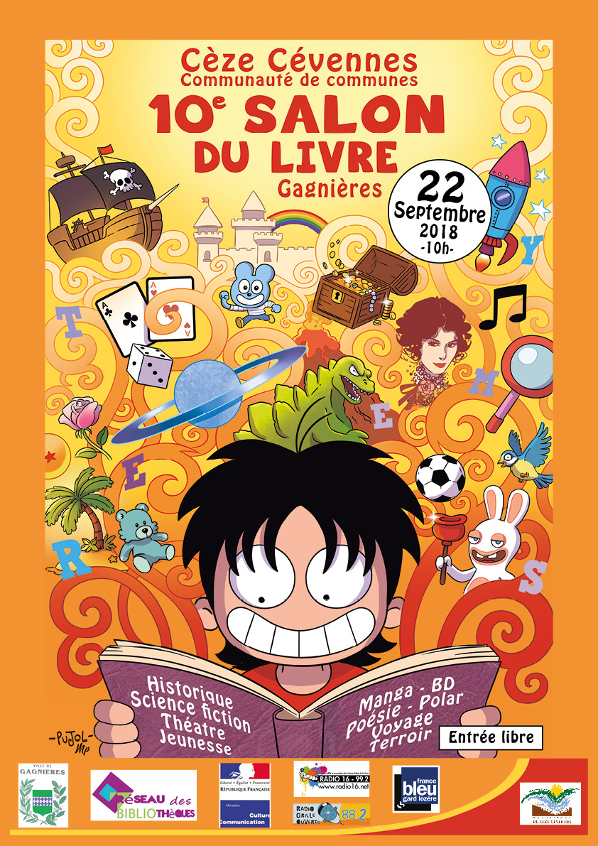 2018 - Affiche salon du livre
