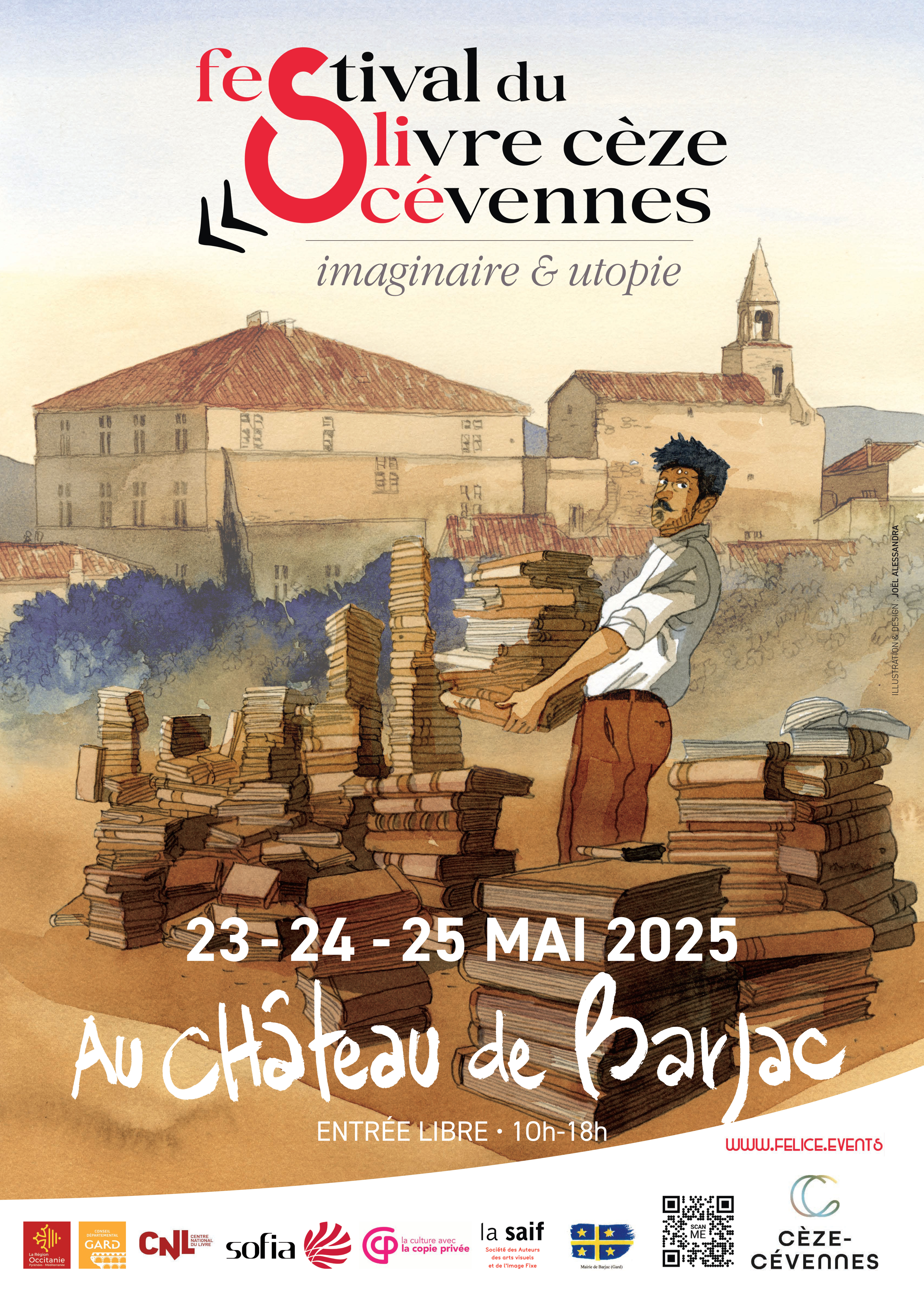 2025 - Affiche festival du livre