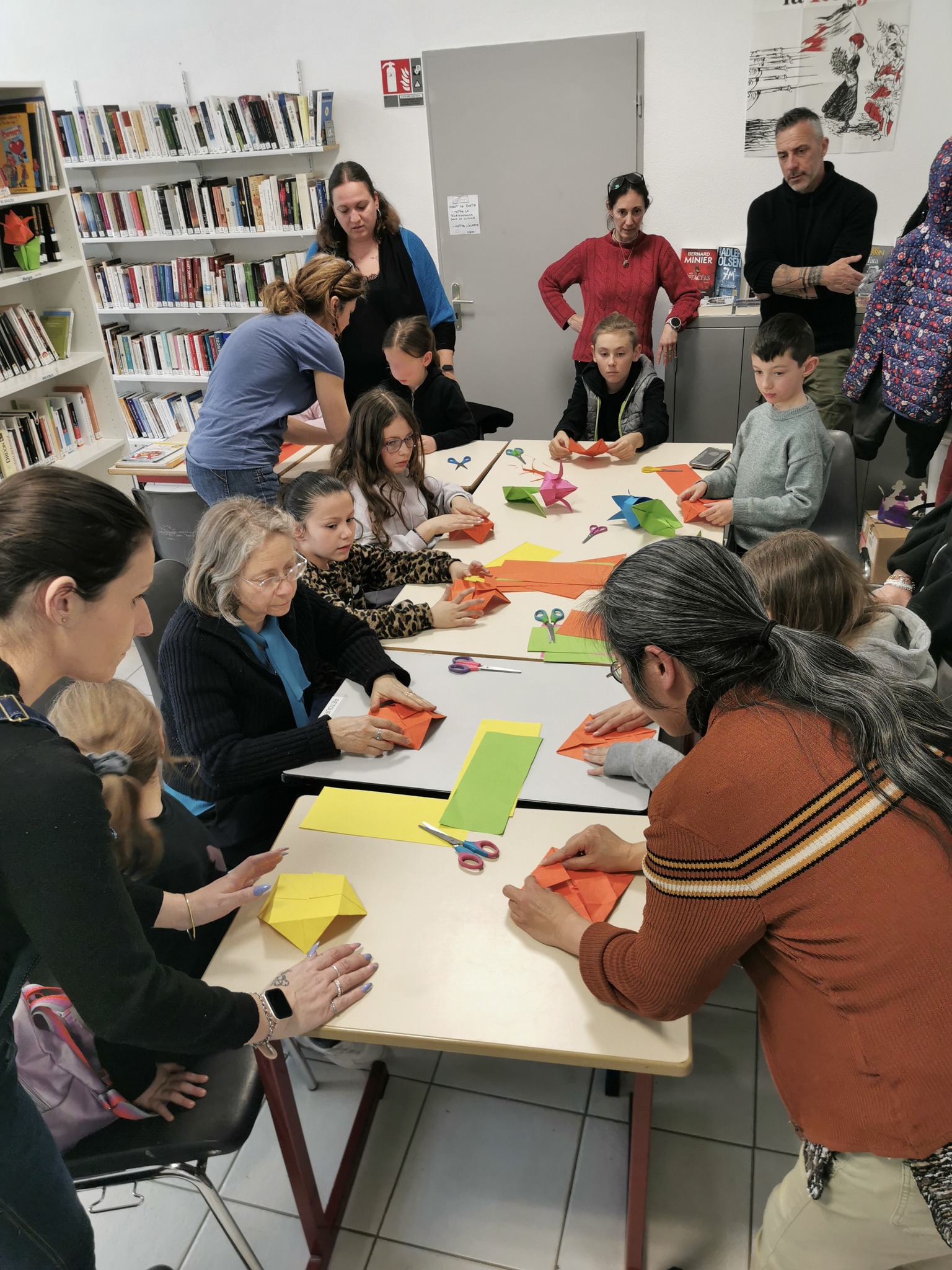 Atelier origami - Bibliothèque Molières sur Cèze
