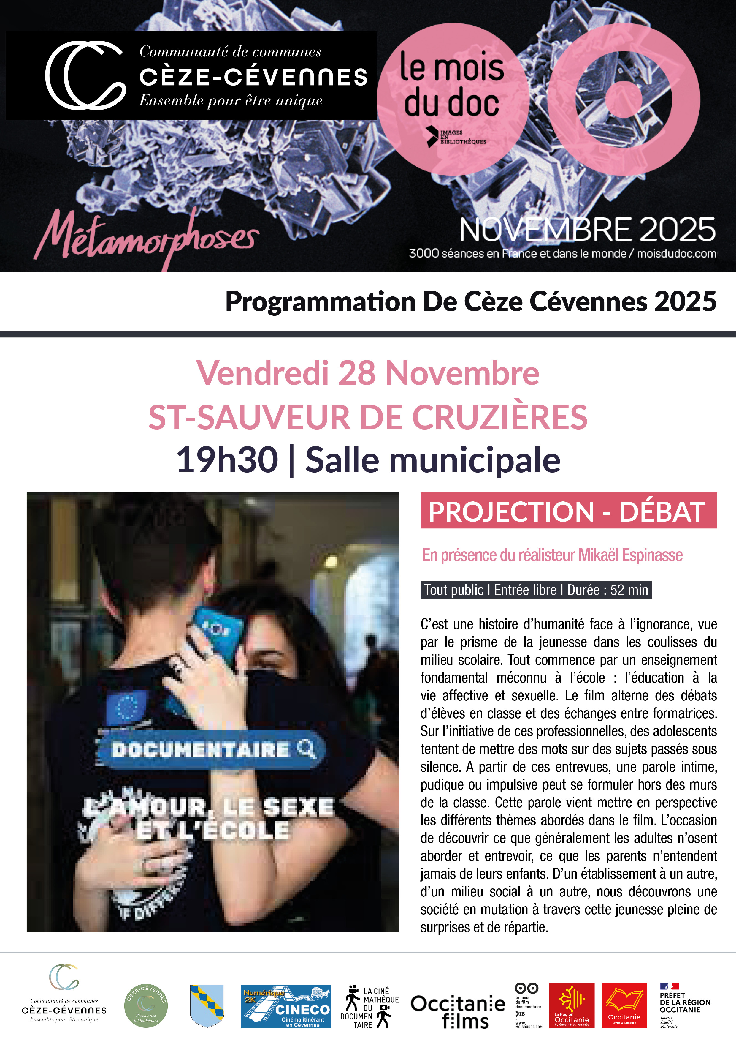 Affiche L_amour, le sexe et l_école.jpg