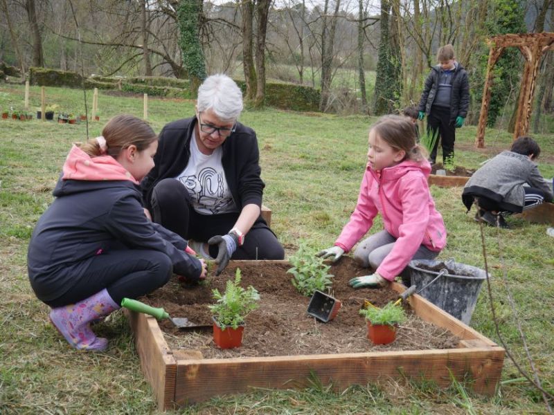 Jardin forêt comestible Gagnières