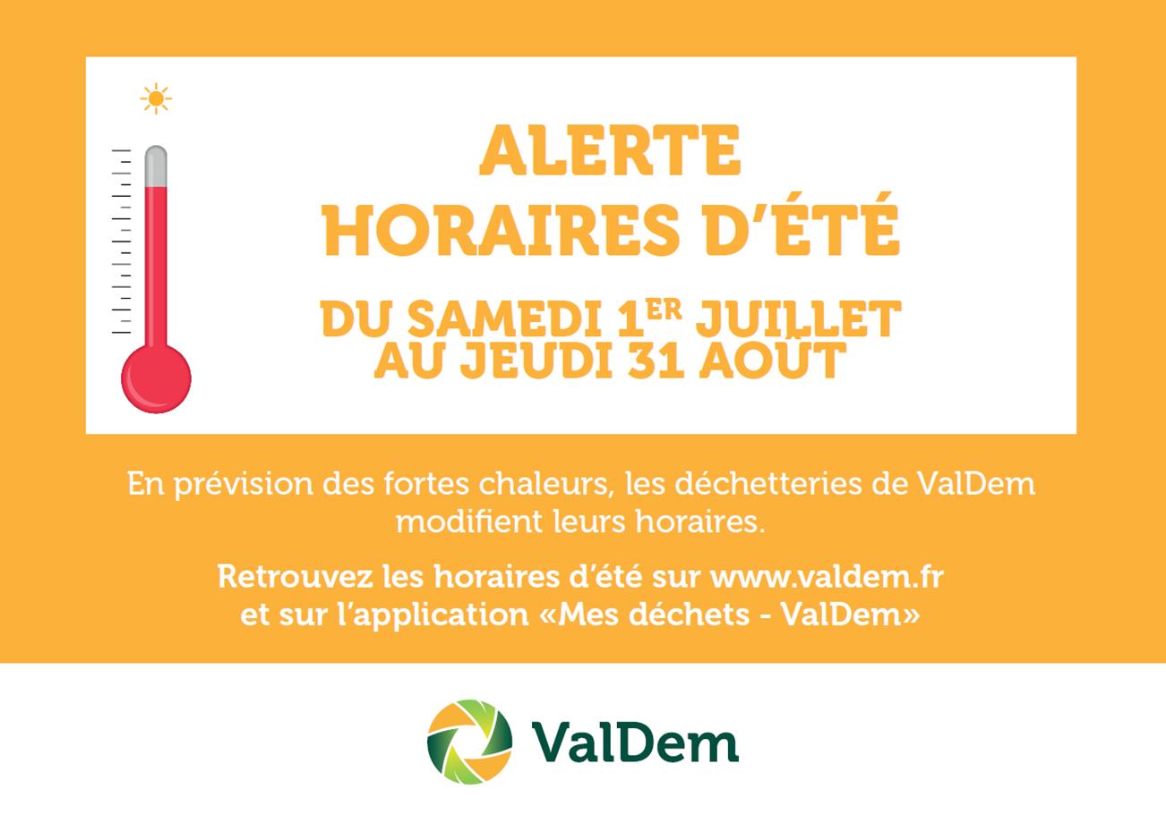 ALERTE HORAIRES D ETE