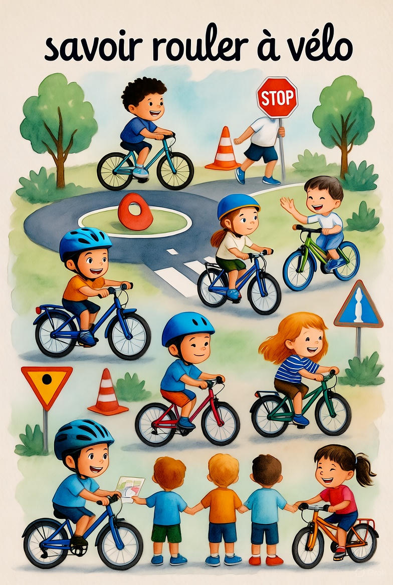 SAVOIR ROULER à VELO POUR LES ENFANTS