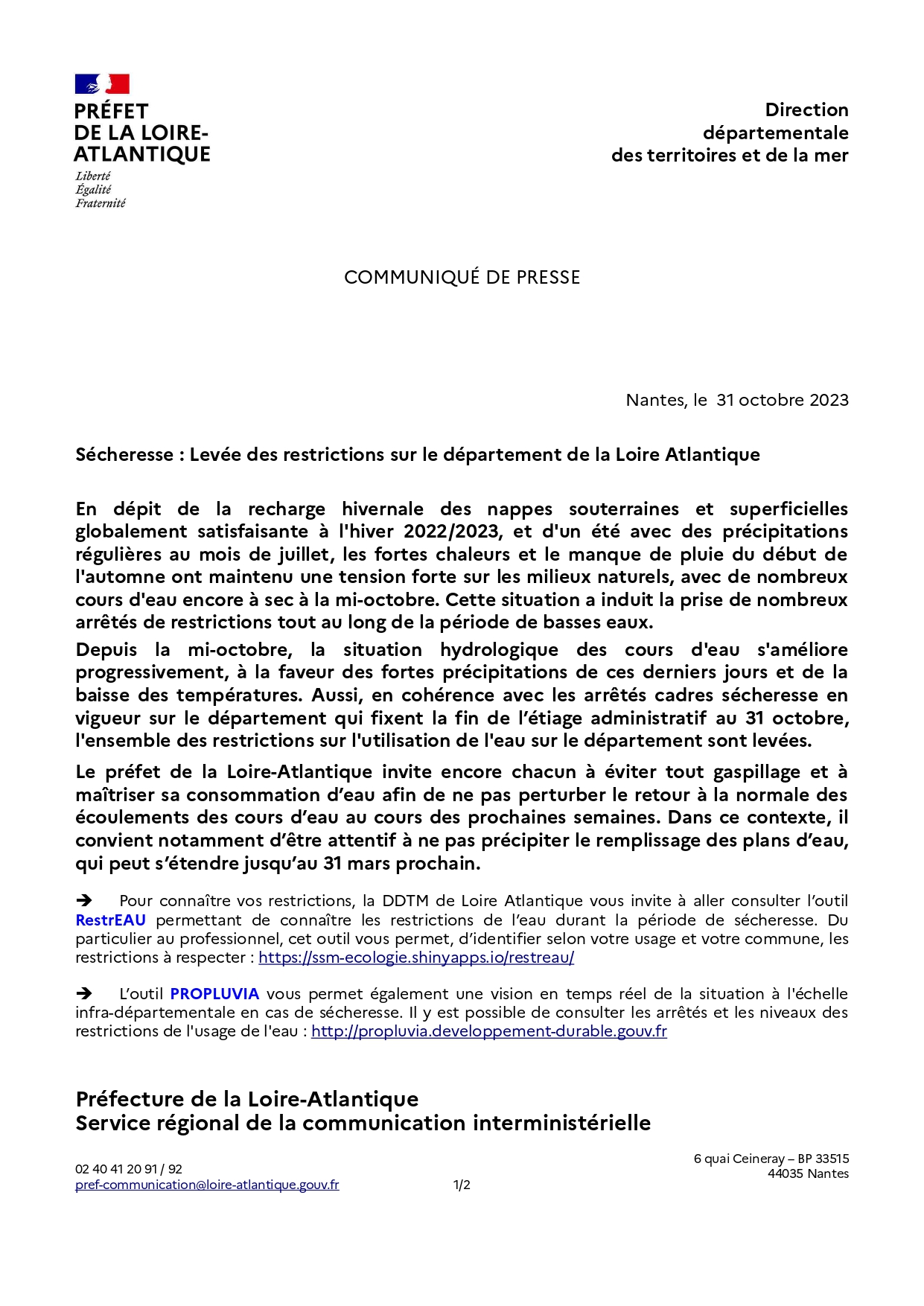 CPLevée des restrictions sur le département de la Loire Atlantique_page-0001.jpg