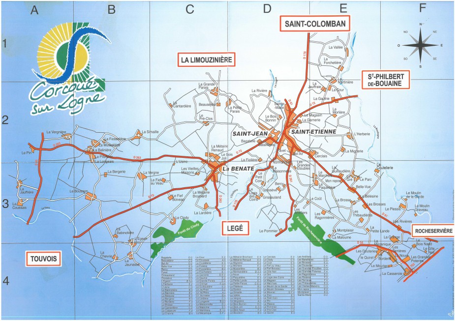 Plan/Accès Commune de CorcouésurLogne Plan/Accès Commune de CorcouésurLogne