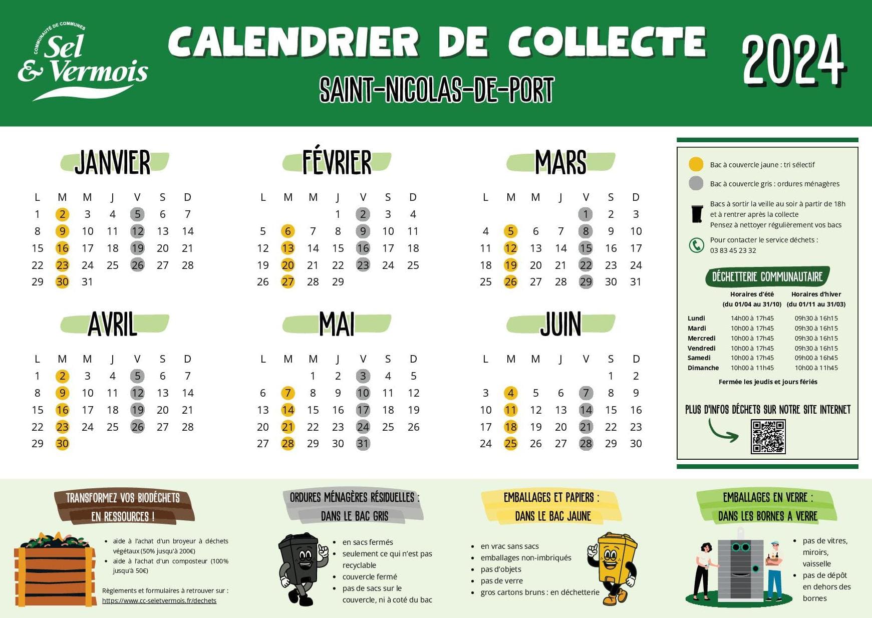 2024 02 21 CALENDRIER COLLECTE 1