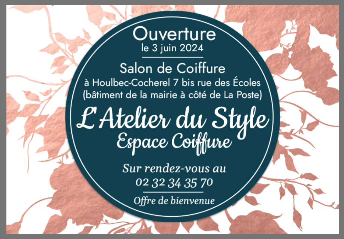 Un salon de coiffure à Houlbec-cocherel