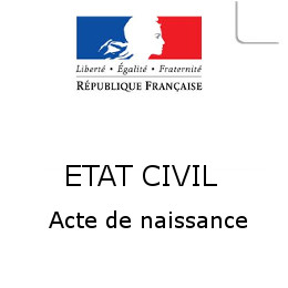 acte de naisssance