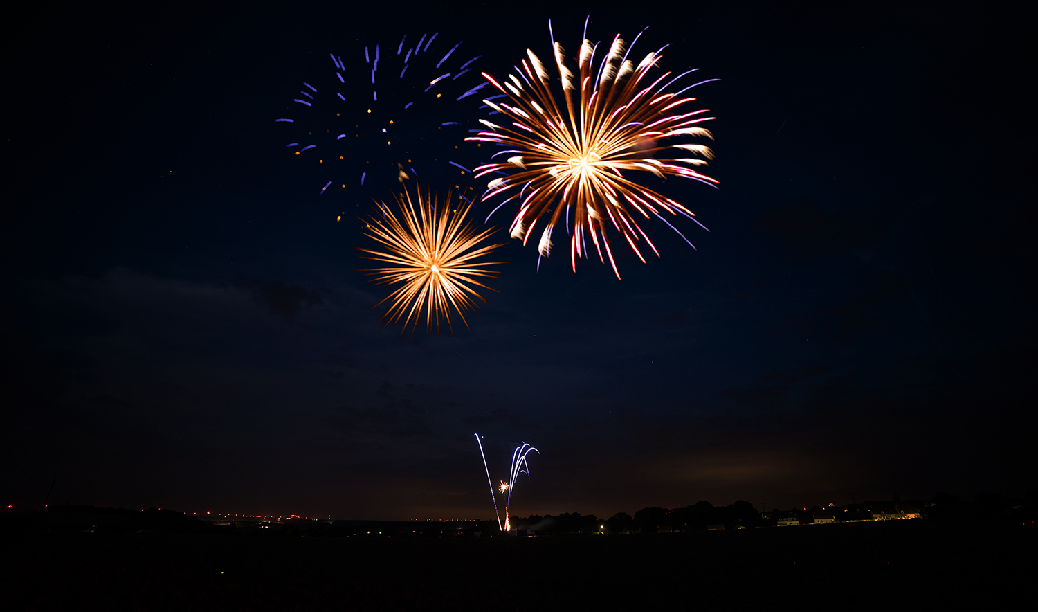 Feu d'artifice 14 Juillet 2025