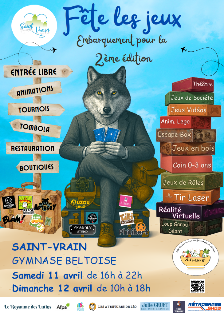 🌐 Saint-Vrain fête les jeux – 2e édition ! 🎲
