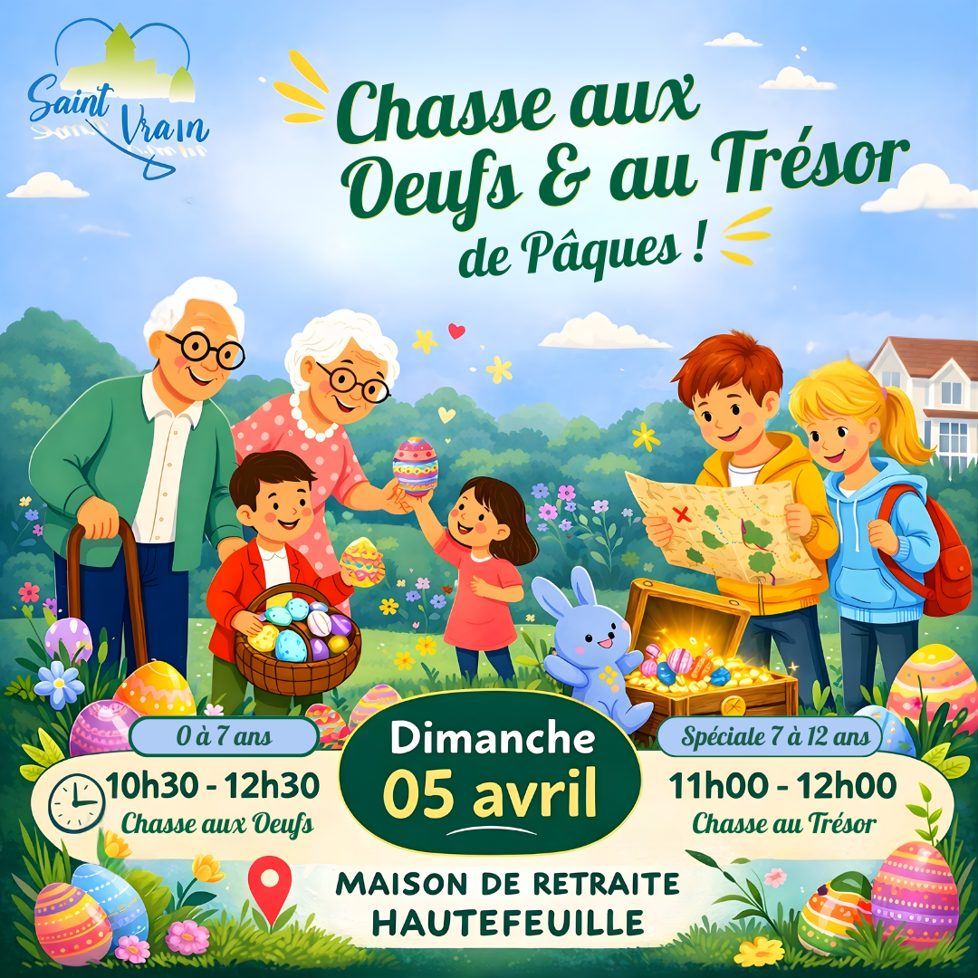 Pâques : Chasse aux oeufs et au trésor !