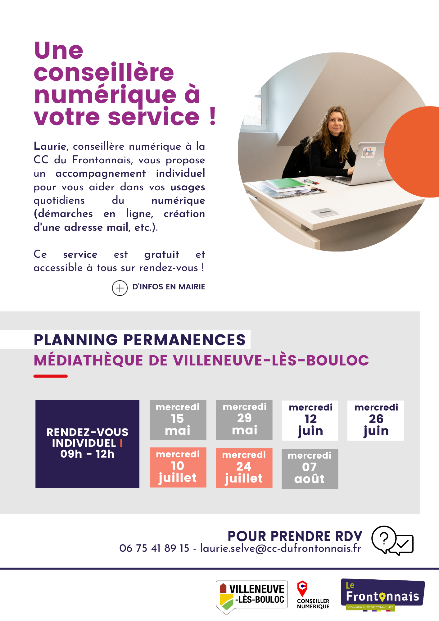 Affiche A3 Conseillère numérique Permanence Villeneuve_lès_Bouloc.png